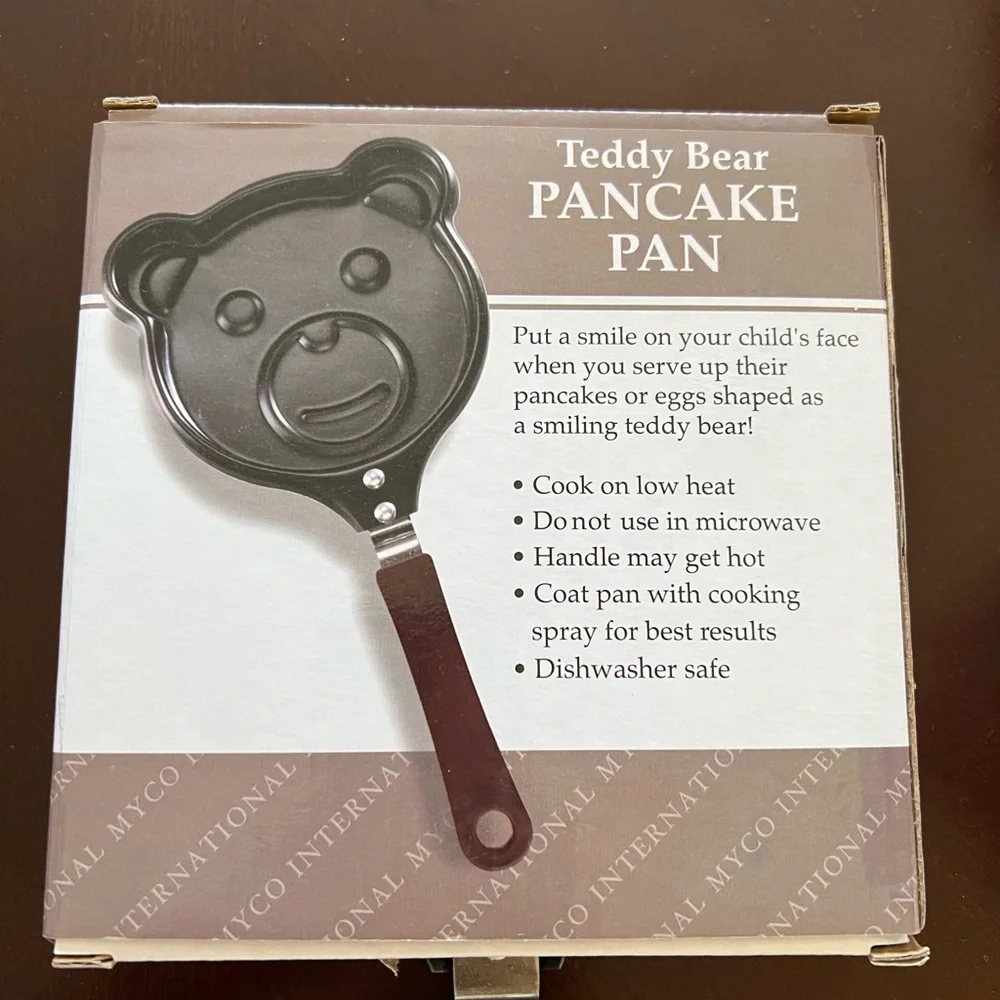 Myco Teddy Bear Pancake Fry Pan 3 for $20 NWT
