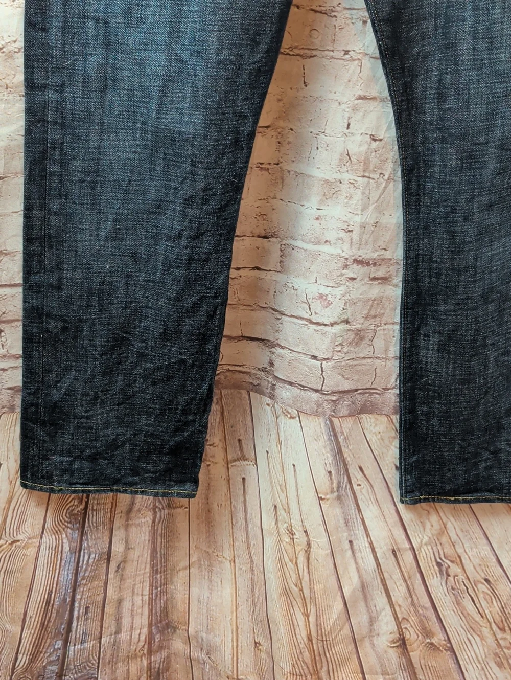 Levi's Men's Dark Indigo Straight Jeans 501 Button Fly 38 X 30 Like New