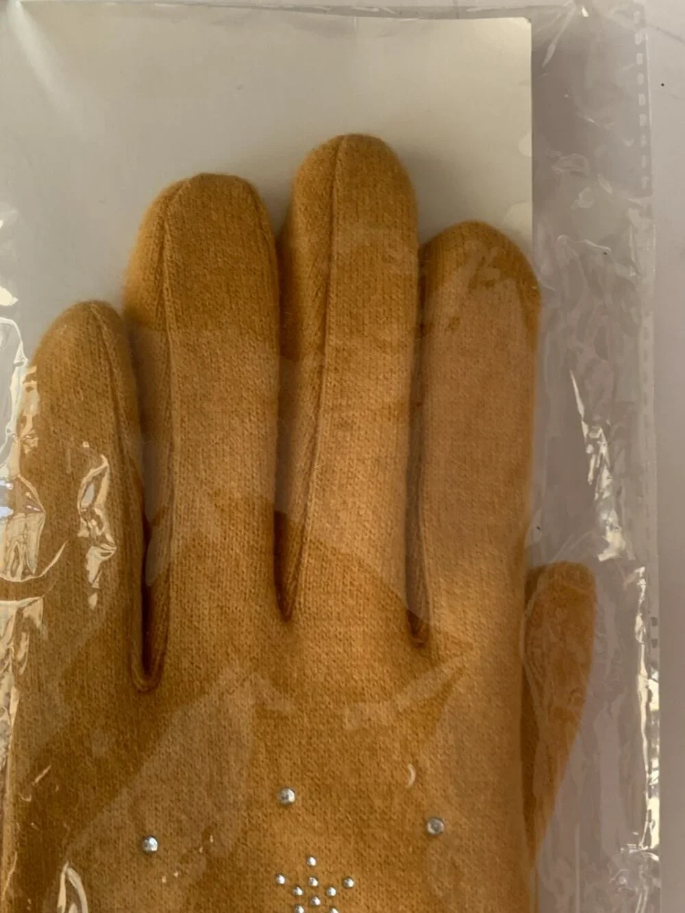 TAMSY gloves mustard