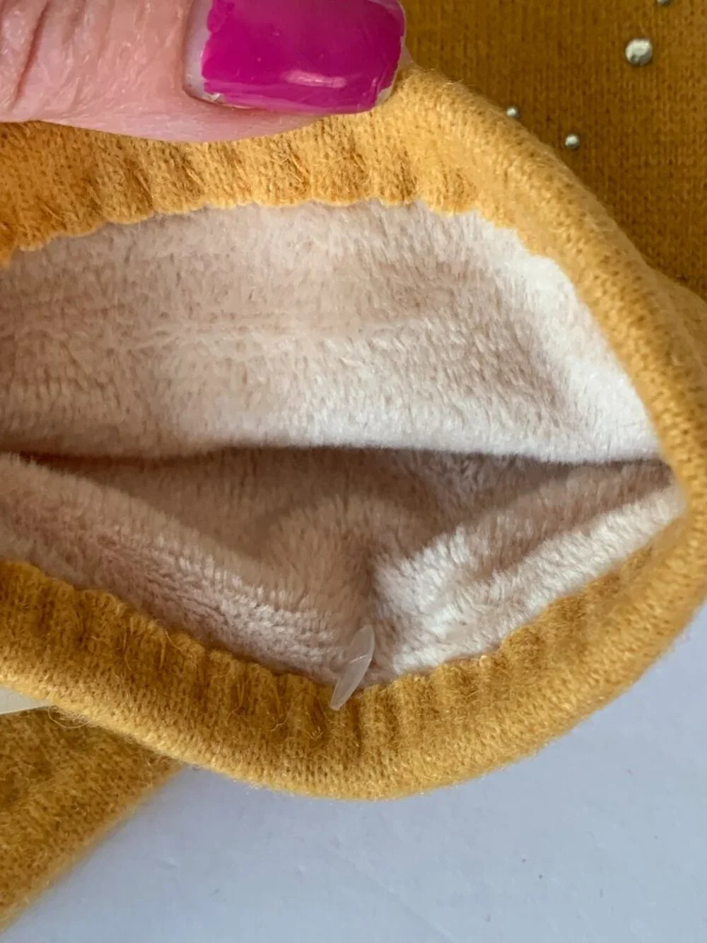 TAMSY gloves mustard