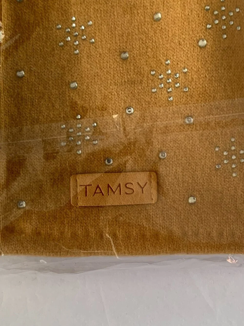 TAMSY gloves mustard