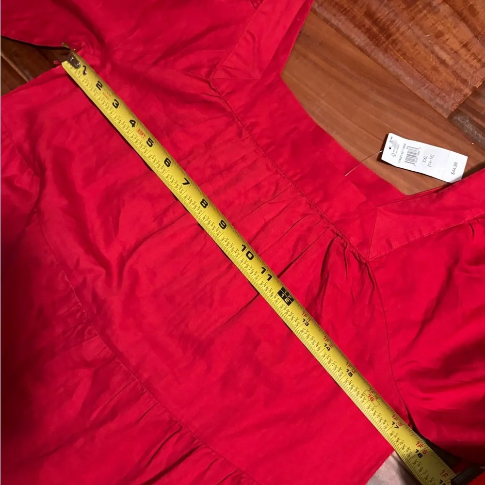 NWT GAP Kids Red Tiered Long Sleeve Dress – XXL (14–16)‎ k2