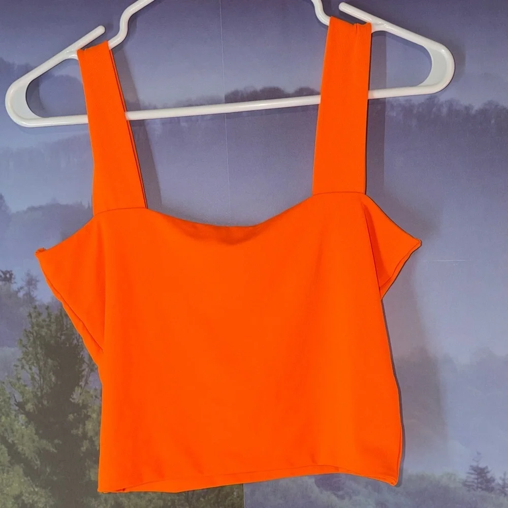 Vibrant Orange Women's Top