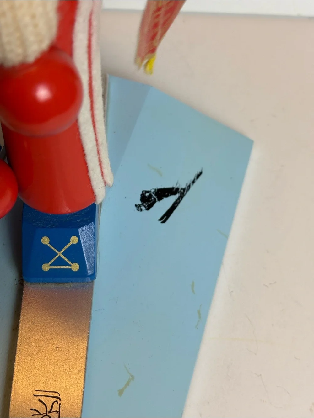 Steinbach “Big Skier” Nutcracker-18”Handmade Germany/Kurt Adler Collection/flaw
