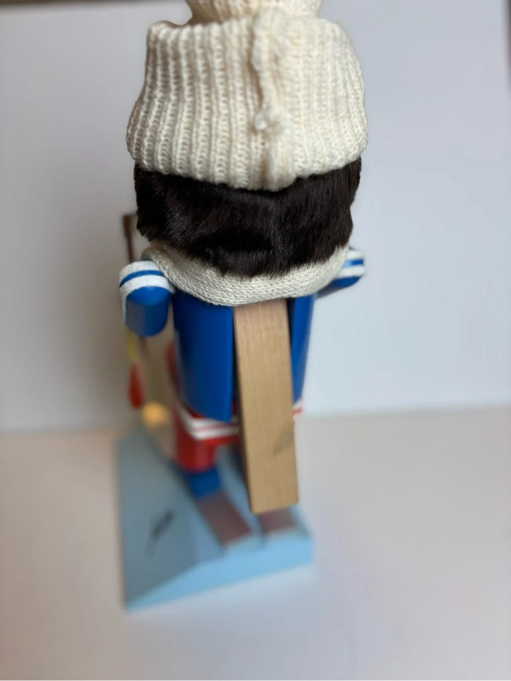 Steinbach “Big Skier” Nutcracker-18”Handmade Germany/Kurt Adler Collection/flaw