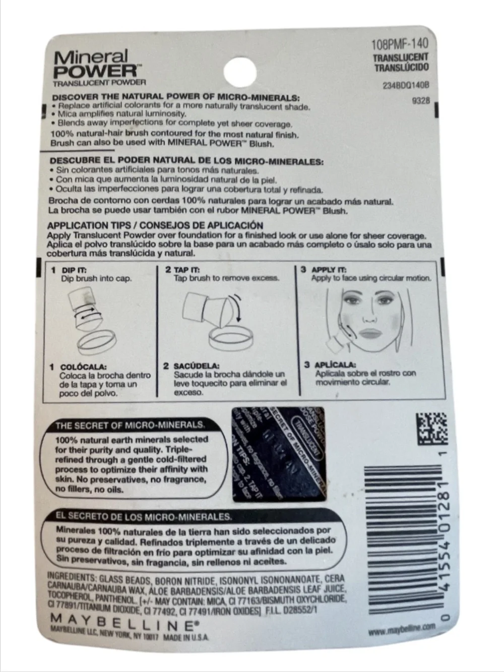 Maybelline day minerals sheer