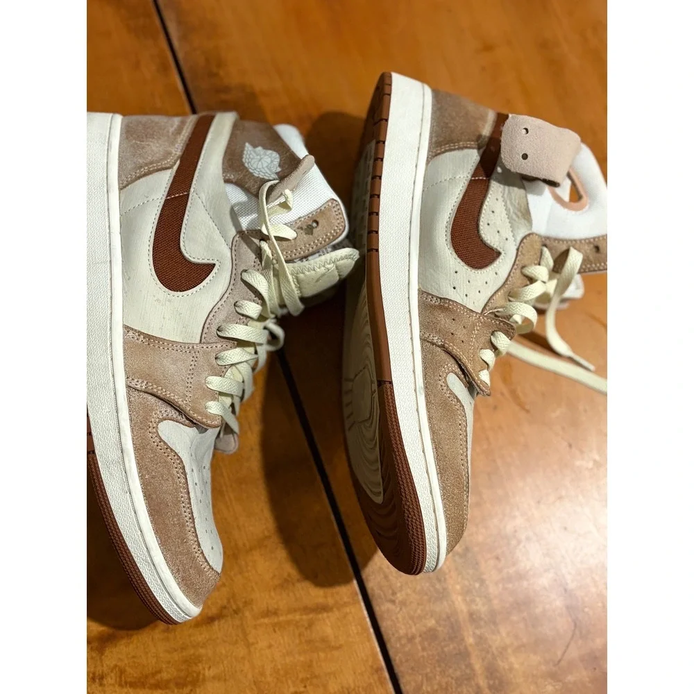 Jordan Air Jordan 1 High Mens 12 High Top Sail Brown Legend Coffee DV1307-120