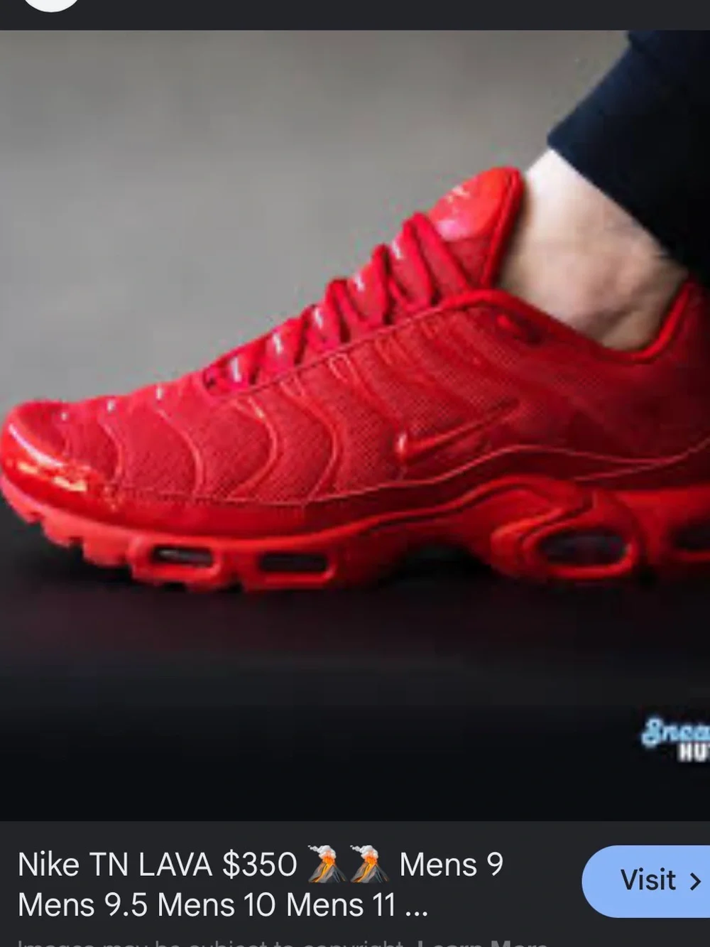 Nike red shoes