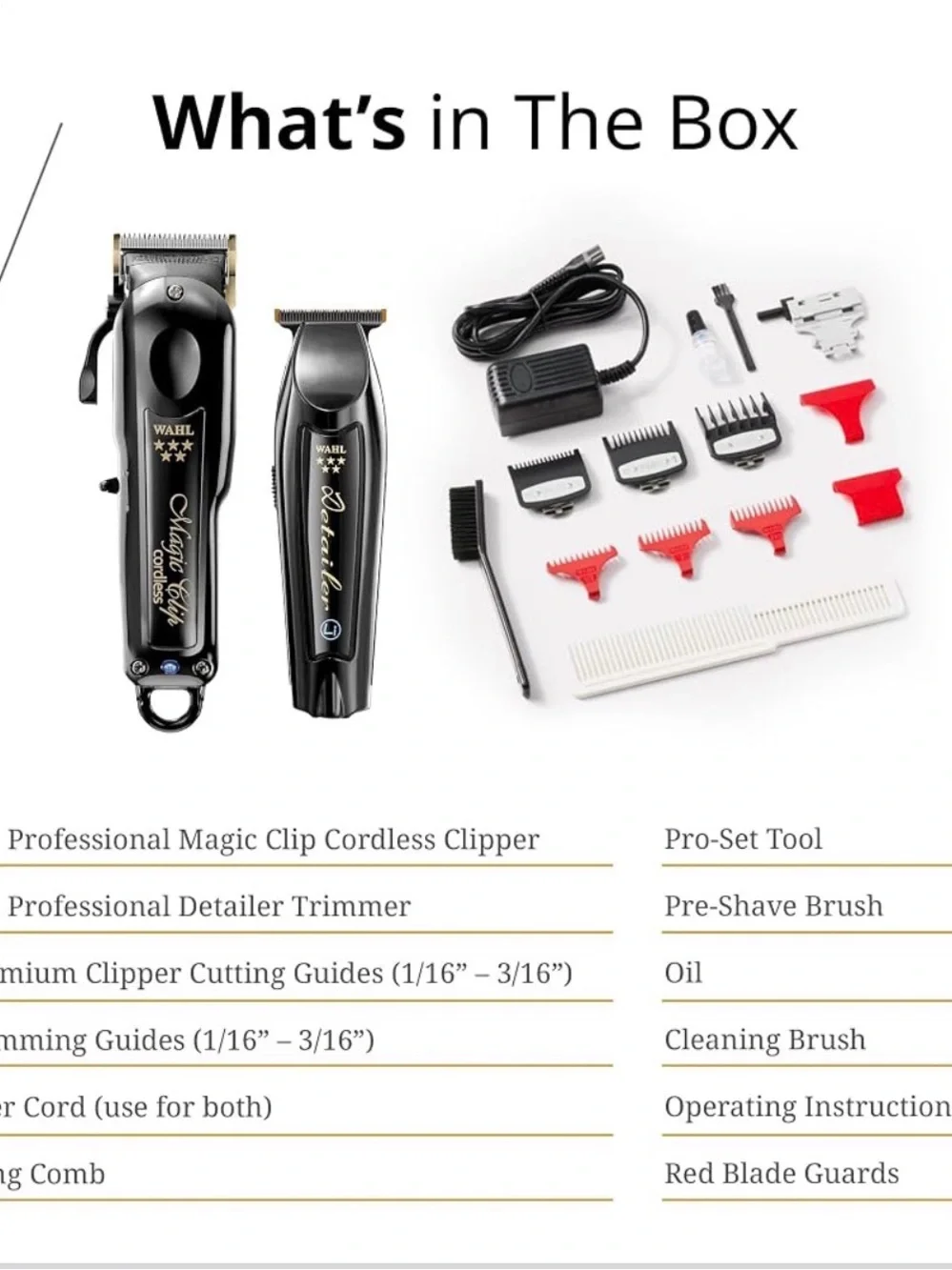 Wahl professional cordless