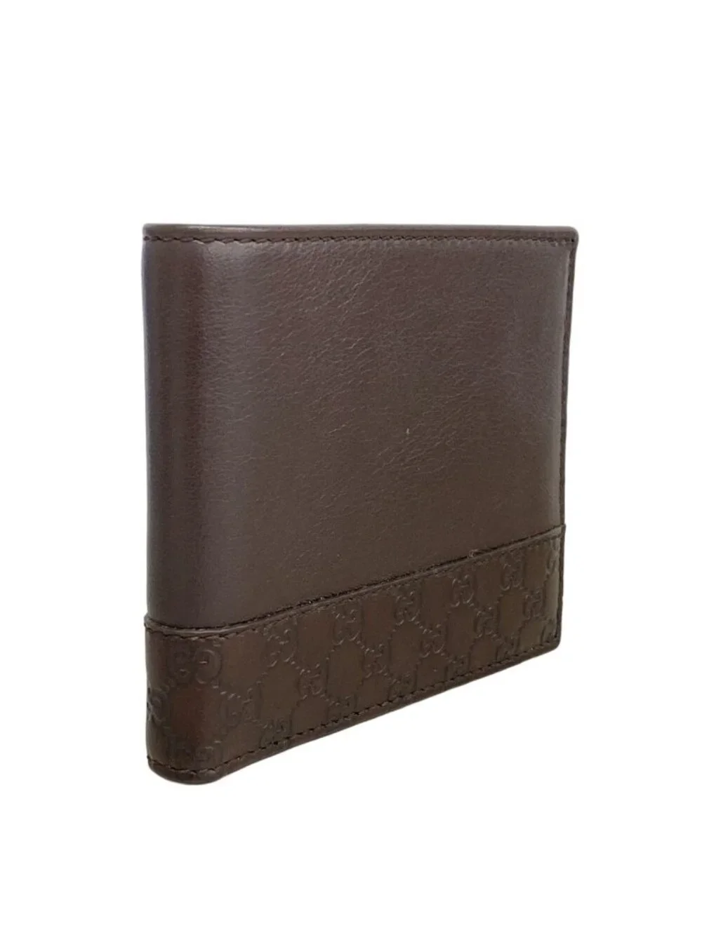 Gucci Wallet Micro Guccissima Leather Brown