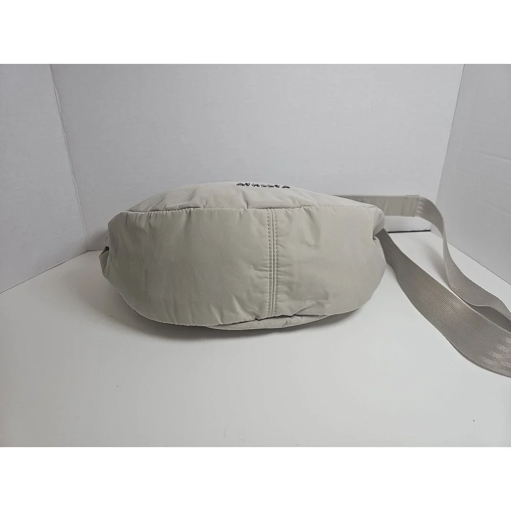 Athleta Bags‎ Womens All About Water Repellent Crossbody Bag Purse Hobo, Beige