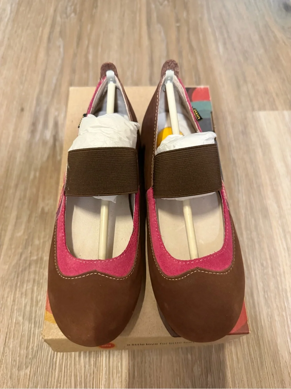 Mary Jane Umi Ballet Flat School Uniform Shoes Leather Size 1 US Girls EU32 NIB