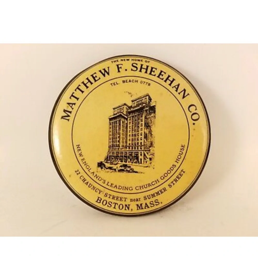 1920's Boston Church Parisian Celluloid‎ Mirror