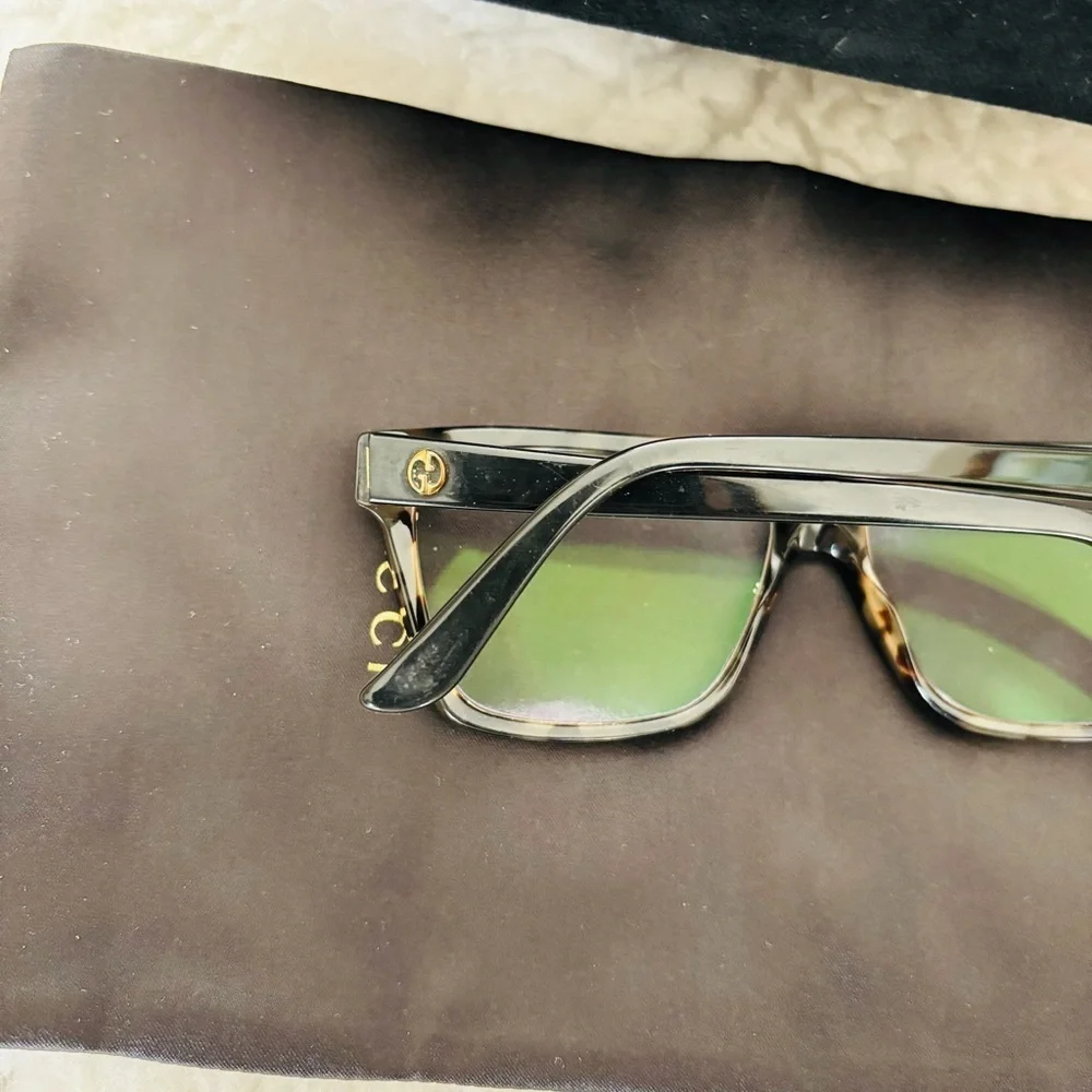 Gucci GG3545 Black/Tortoise Unisex Eyeglasses Frame Only w/ Case/Dustbag