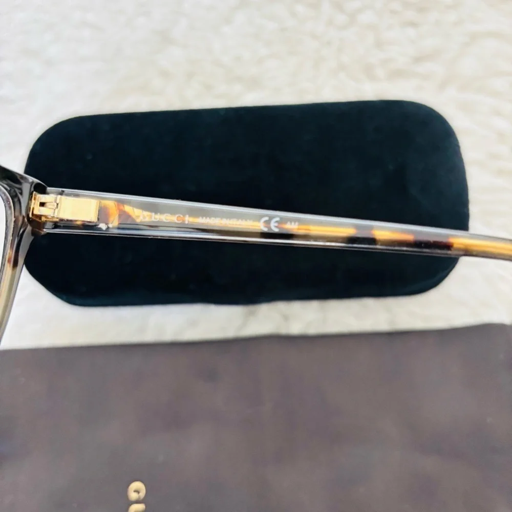 Gucci GG3545 Black/Tortoise Unisex Eyeglasses Frame Only w/ Case/Dustbag