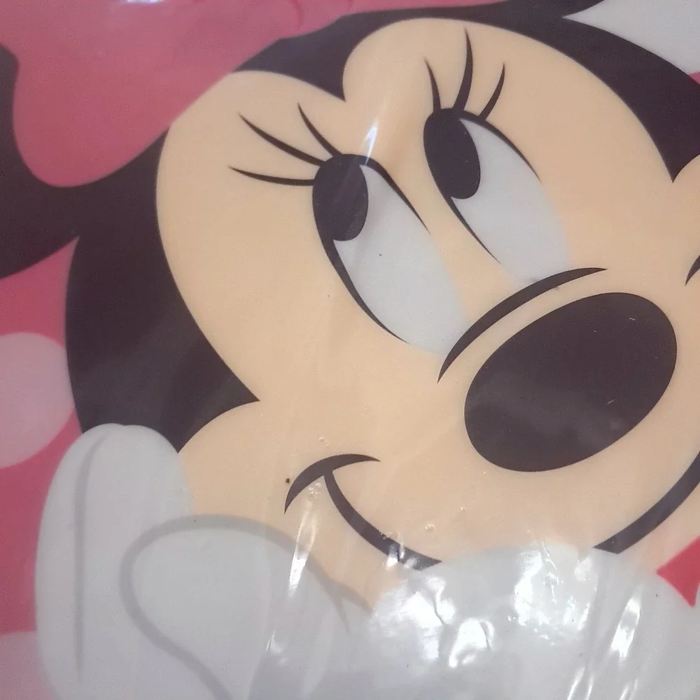 Disney Placemats set 5 Mickey Minnie Valentine's Day Meal Time Fun kids pink red