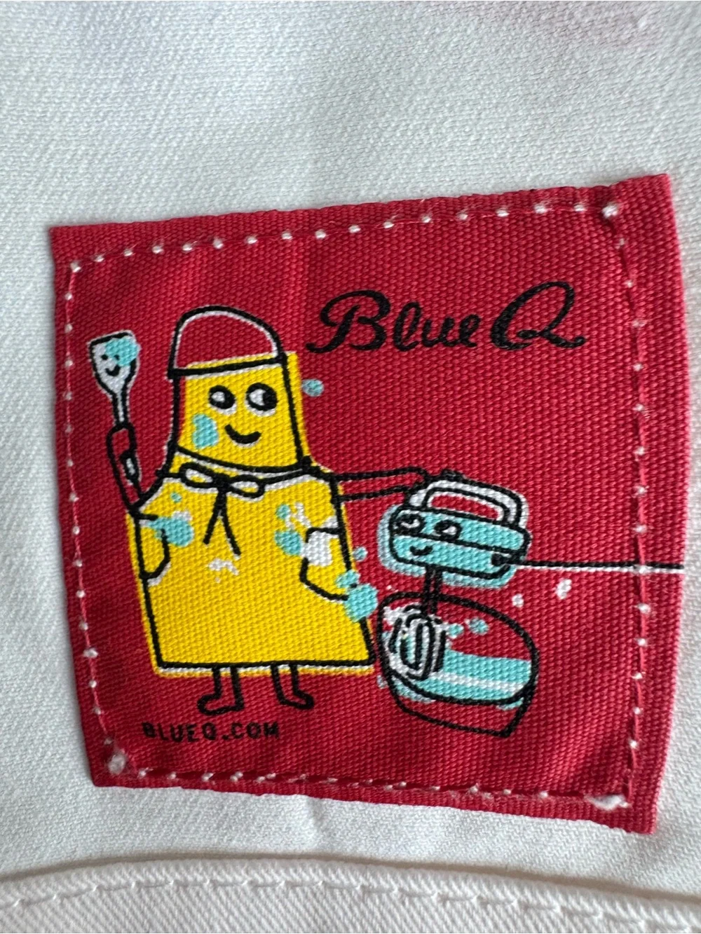 Blue Q Butter Butter Butter apron playful colorful butter heavy cotton twill