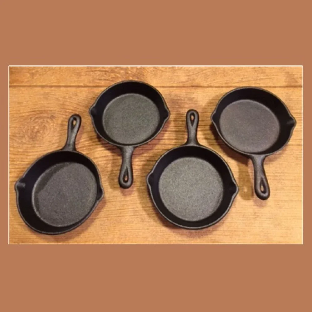 Four Old Mountain Cast Iron Mini-Skillet 4 1/2