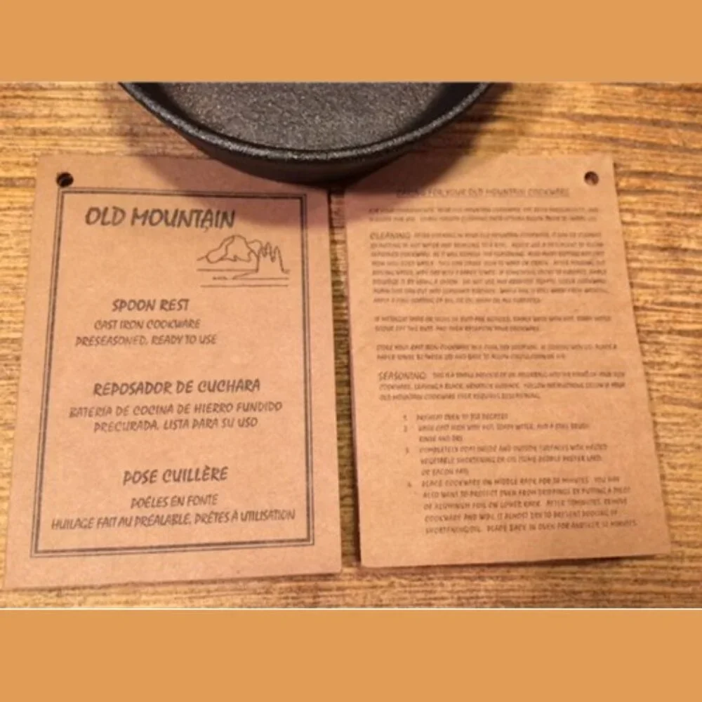 Four Old Mountain Cast Iron Mini-Skillet 4 1/2