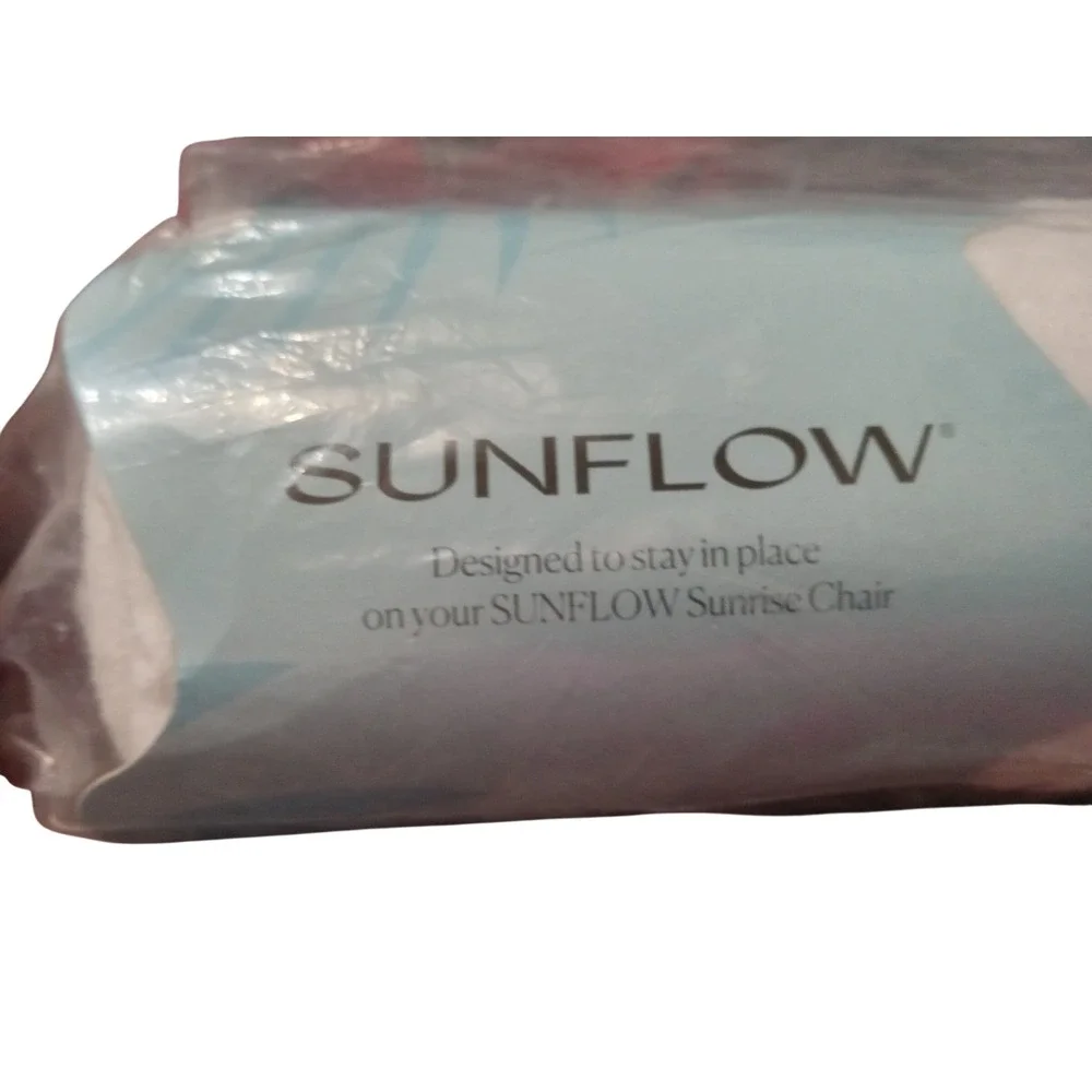 Sunflow Logo Towel White 100% Cotton Beach Towel for Sunrise Chair 27.5x55 NEW‎