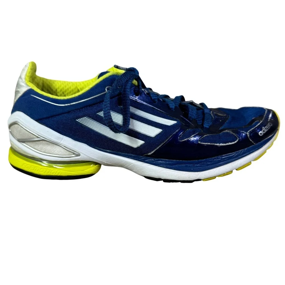 Adidas Adizero F50 Mens 9 Blue Yellow Running Shoes Sprintframe‎ G62762