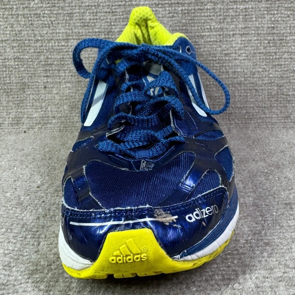 Adidas Adizero F50 Mens 9 Blue Yellow Running Shoes Sprintframe‎ G62762