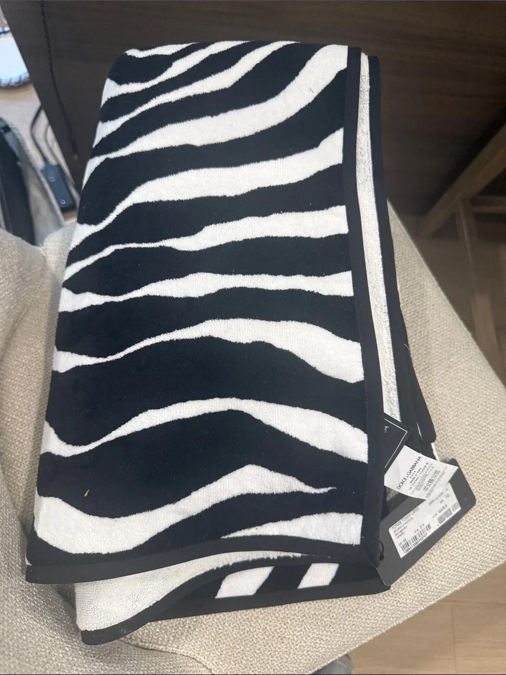 Dolce & Gabbana designer zebra