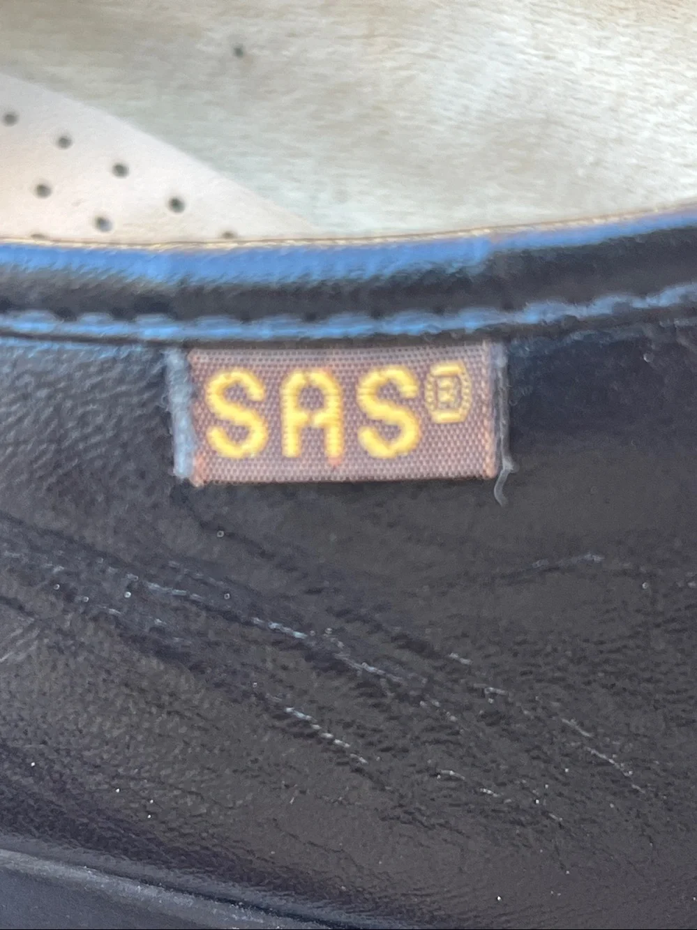 SAS Kids Black Leather Lace-Up Dress Shoes