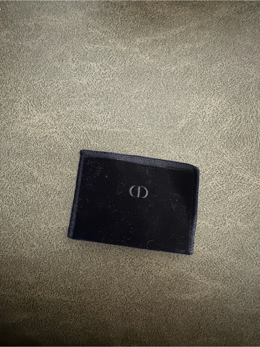 Monogram Black Velvet christian dior Holder.  Great for coins.