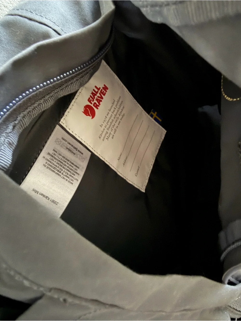 Fjällräven Kånken Classic backpack grey