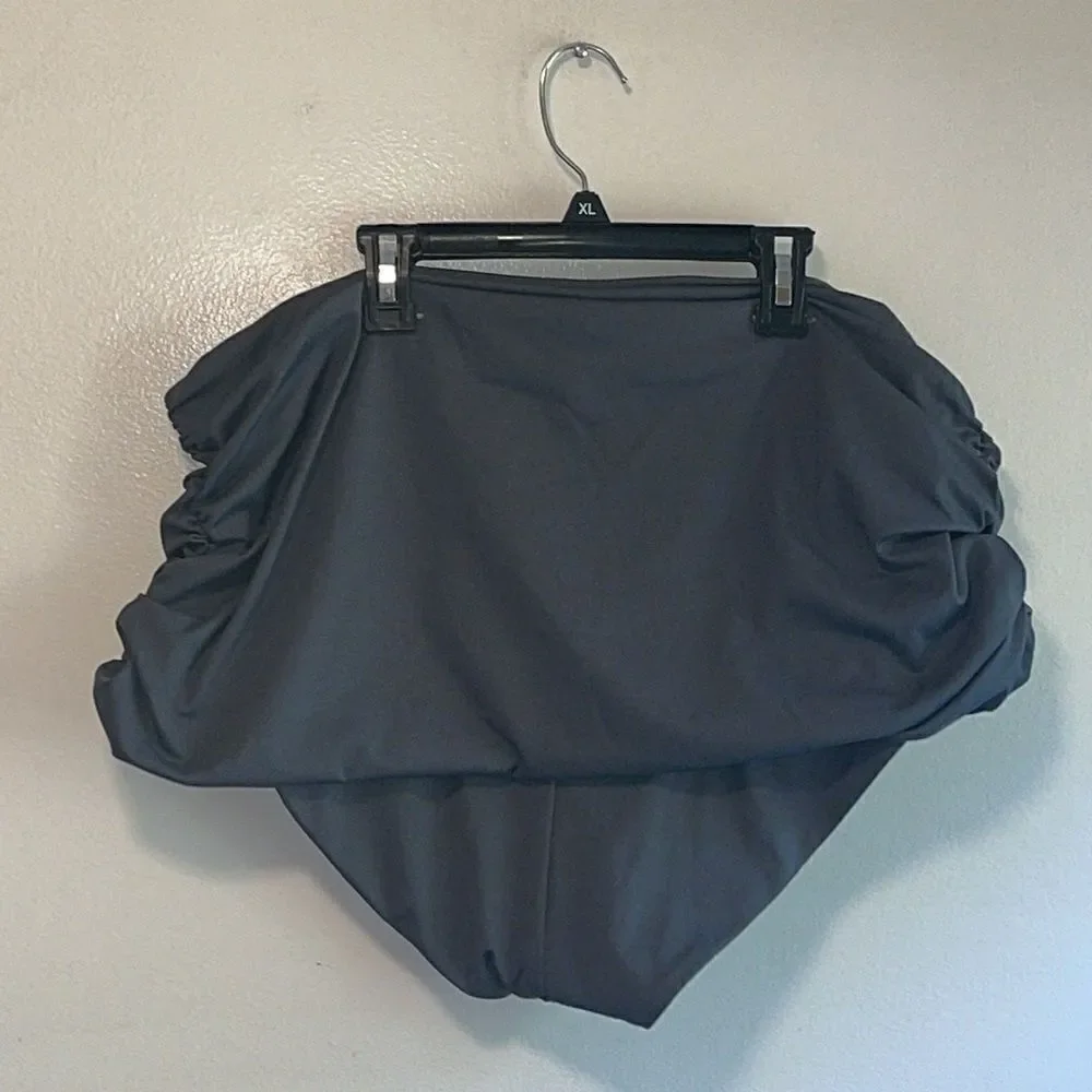 EXCELLENT CONDITION SIZE 4X SKIMS SCULPTING SWIM FOLDOVER RUCHED BIKINI BOTTOMS