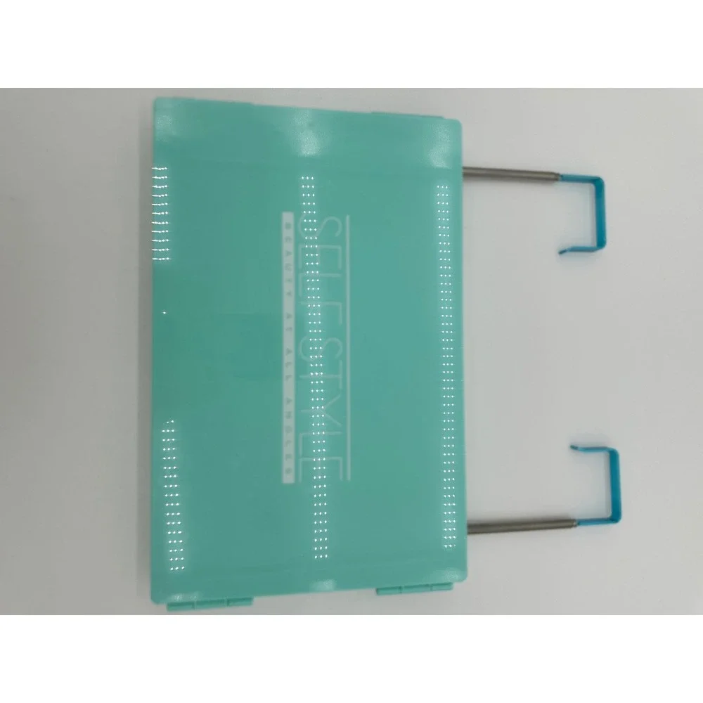 Self Style 3-Way Trifold Mirror Unisex‎ Hanging 360 Haircut Grooming Teal OS