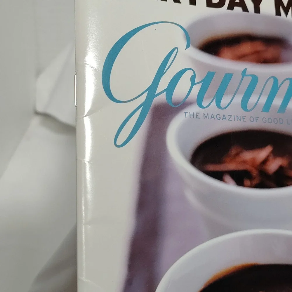 Gourmet softcover cookbook