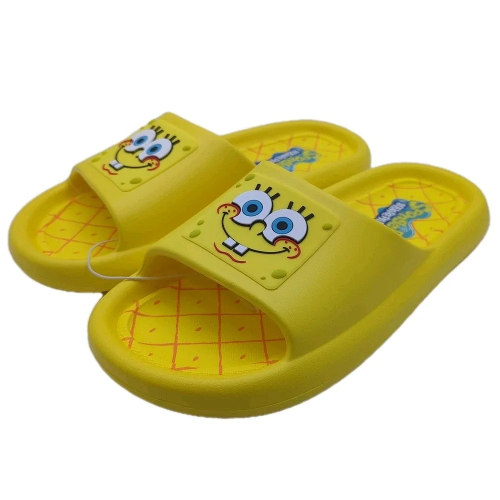 SpongeBob SquarePants Comfort Slide Sandals Mens Size 12 Ground Up