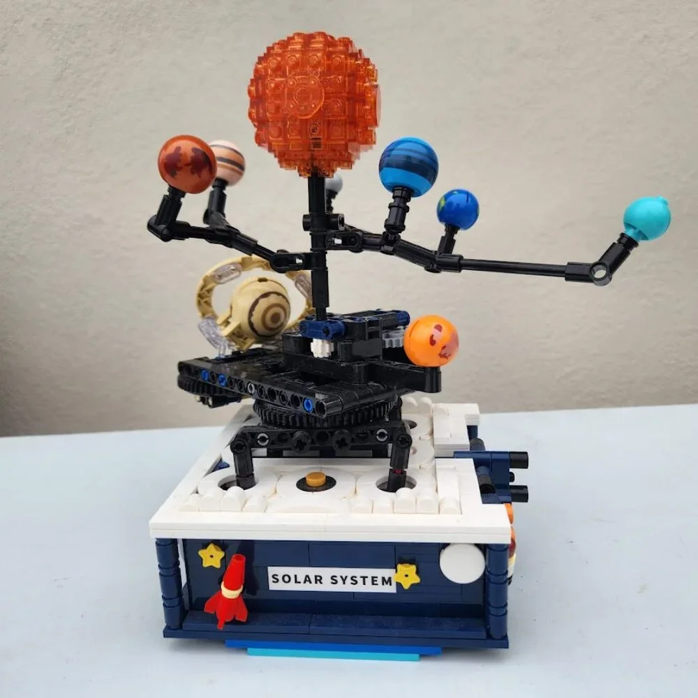 Solar System Building Kit Space Exploration Lego Compatible Rocket Astronomy Edu