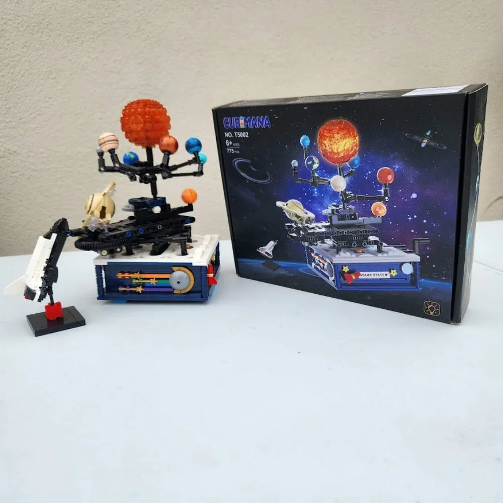 Solar System Building Kit Space Exploration Lego Compatible Rocket Astronomy Edu