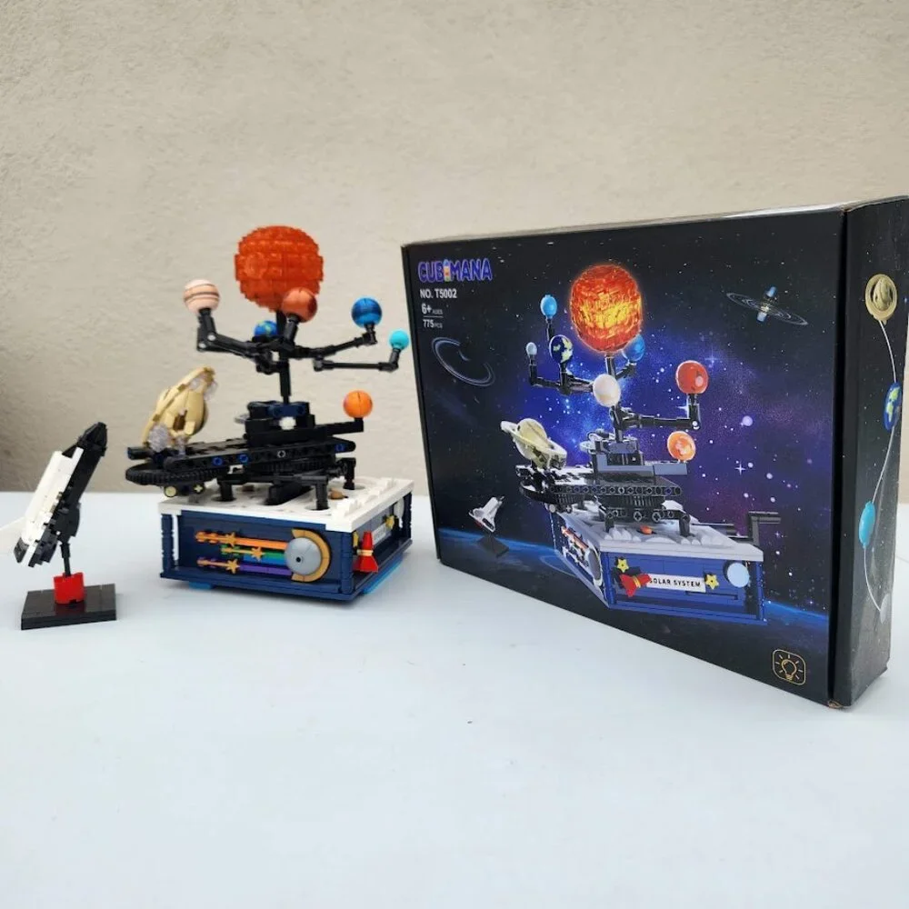 Solar System Building Kit Space Exploration Lego Compatible Rocket Astronomy Edu