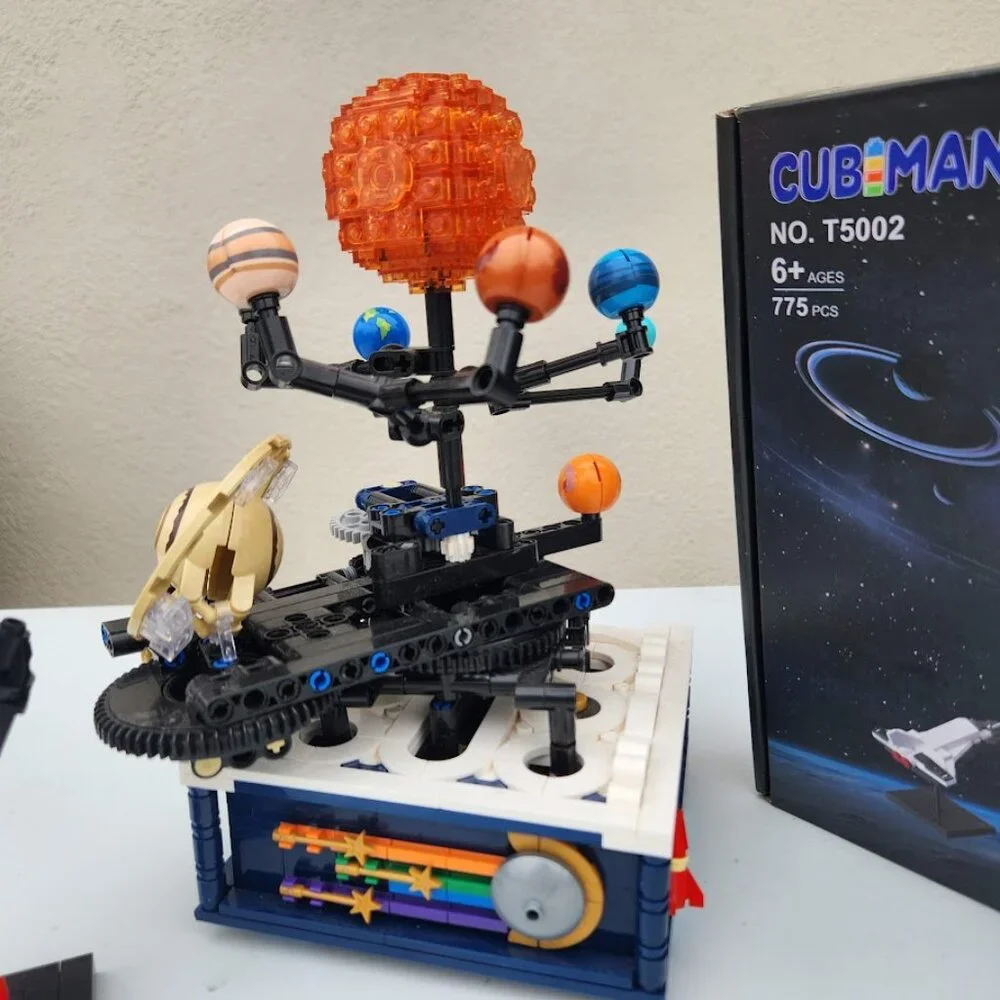 Solar System Building Kit Space Exploration Lego Compatible Rocket Astronomy Edu