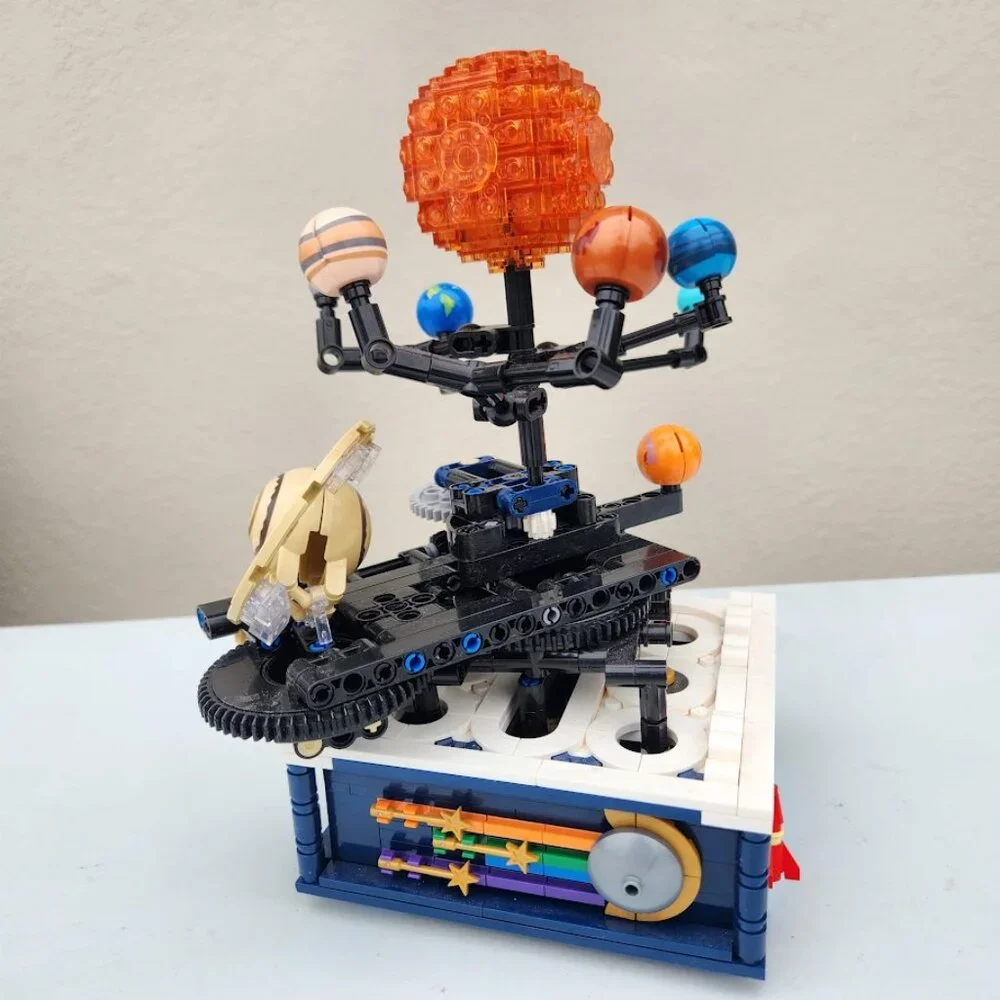 Solar System Building Kit Space Exploration Lego Compatible Rocket Astronomy Edu
