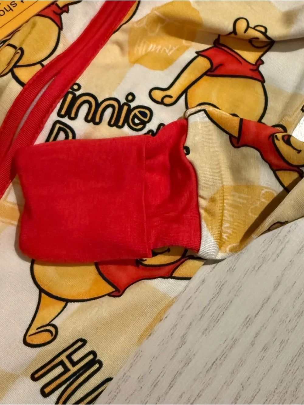 Yaritza Boutique Bamboo Sleeper 12-18M Unisex Winnie Pooh‎ 2 Way Zip Pajamas NWT