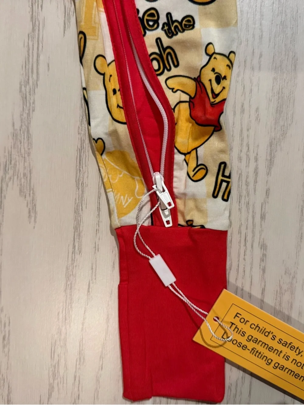 Yaritza Boutique Bamboo Sleeper 12-18M Unisex Winnie Pooh‎ 2 Way Zip Pajamas NWT