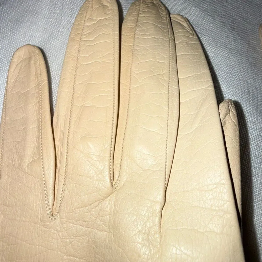 1950s Alexandre French Kid Leather Gloves Marshall Field Made in France Size 7 I