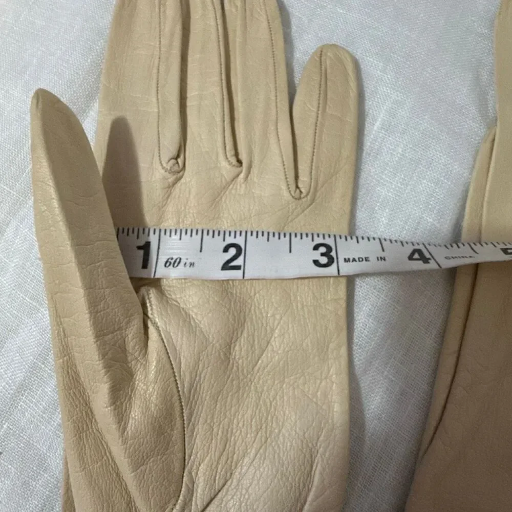 1950s Alexandre French Kid Leather Gloves Marshall Field Made in France Size 7 I