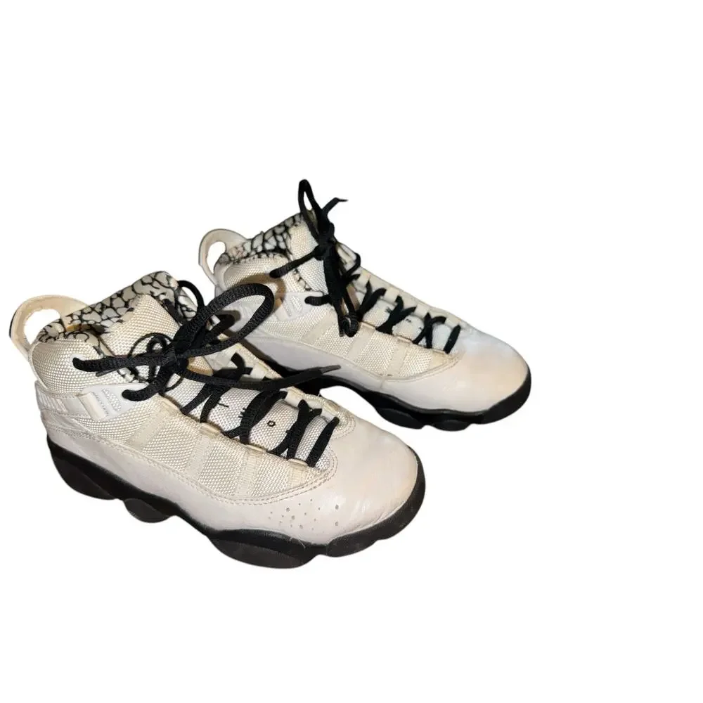 Nike‎ air Jordan 6 rings white boys shoes sz 2y