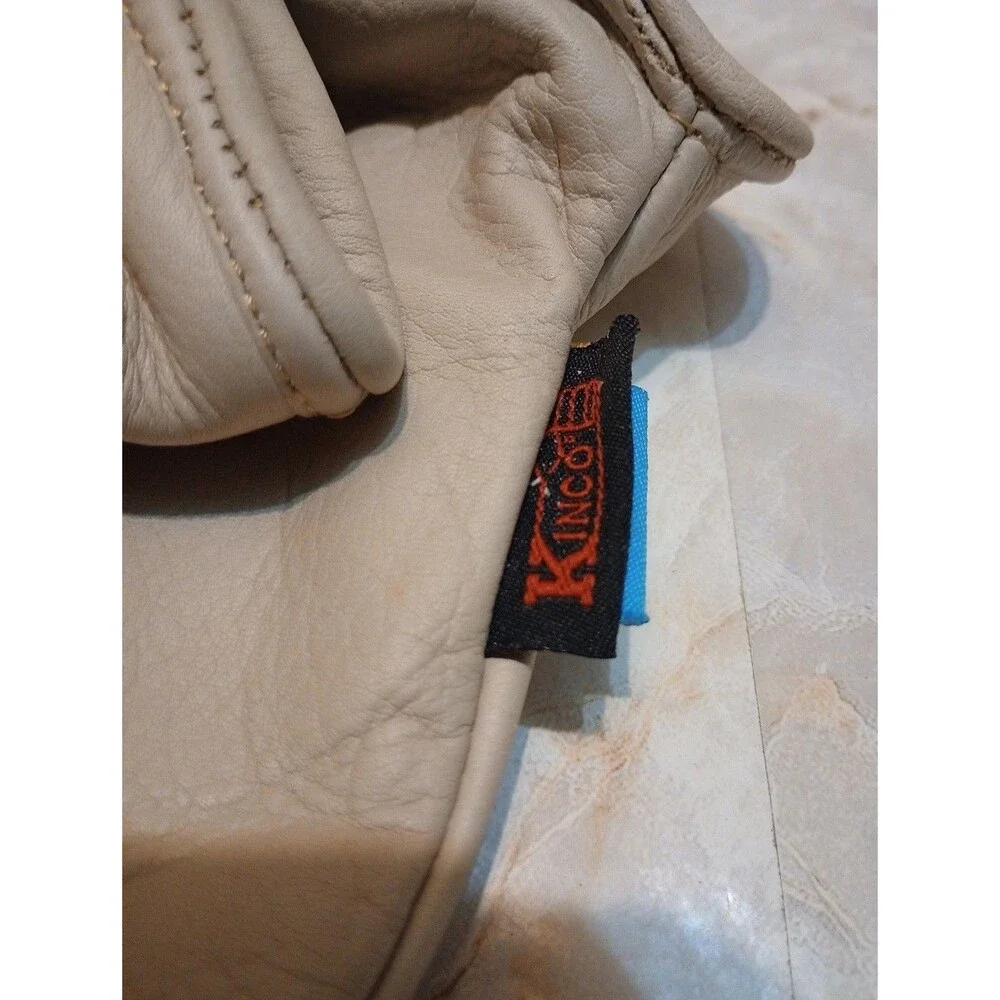 Kinco 98RL-M Men's Lined Cowhide Work Gloves Heat Keep Lining Size Medium