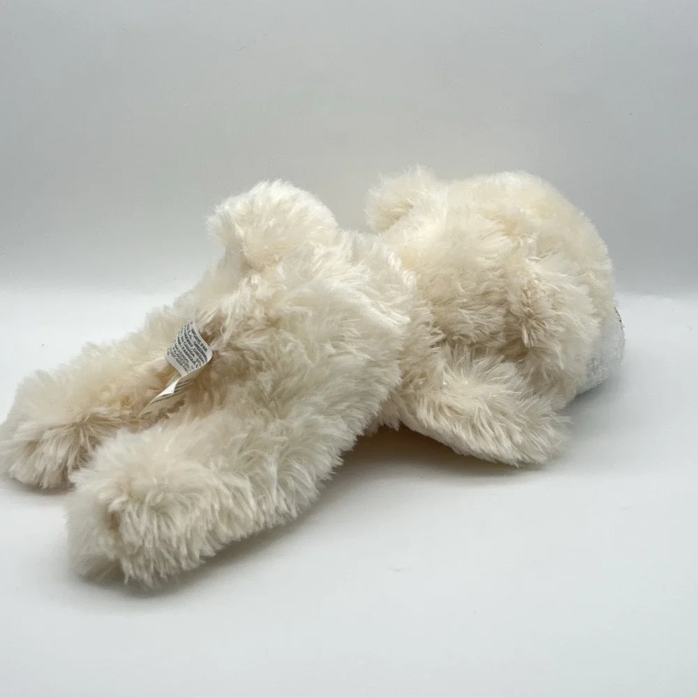 Plush Greenbrier Fuzzy Friend White Bear 12