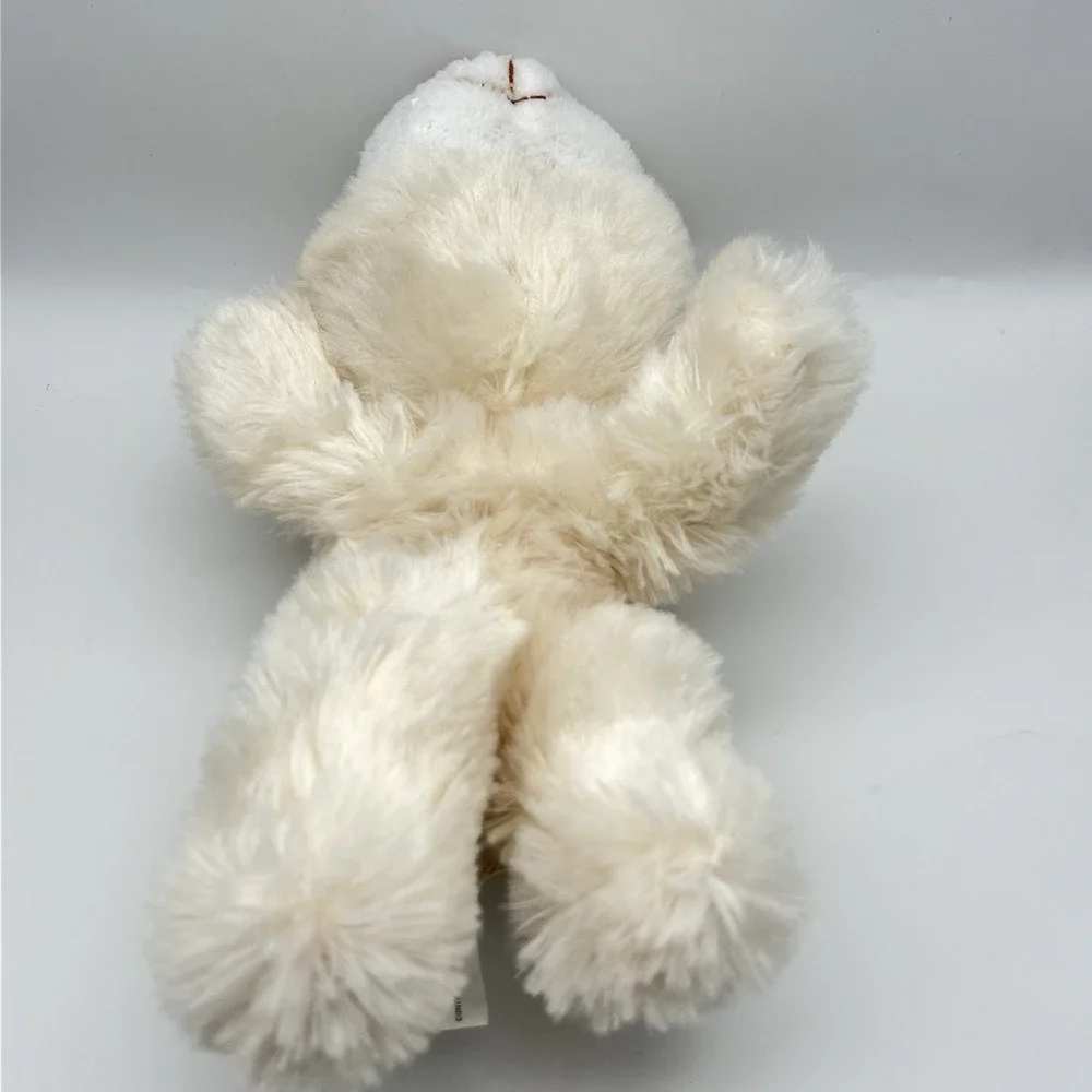 Plush Greenbrier Fuzzy Friend White Bear 12