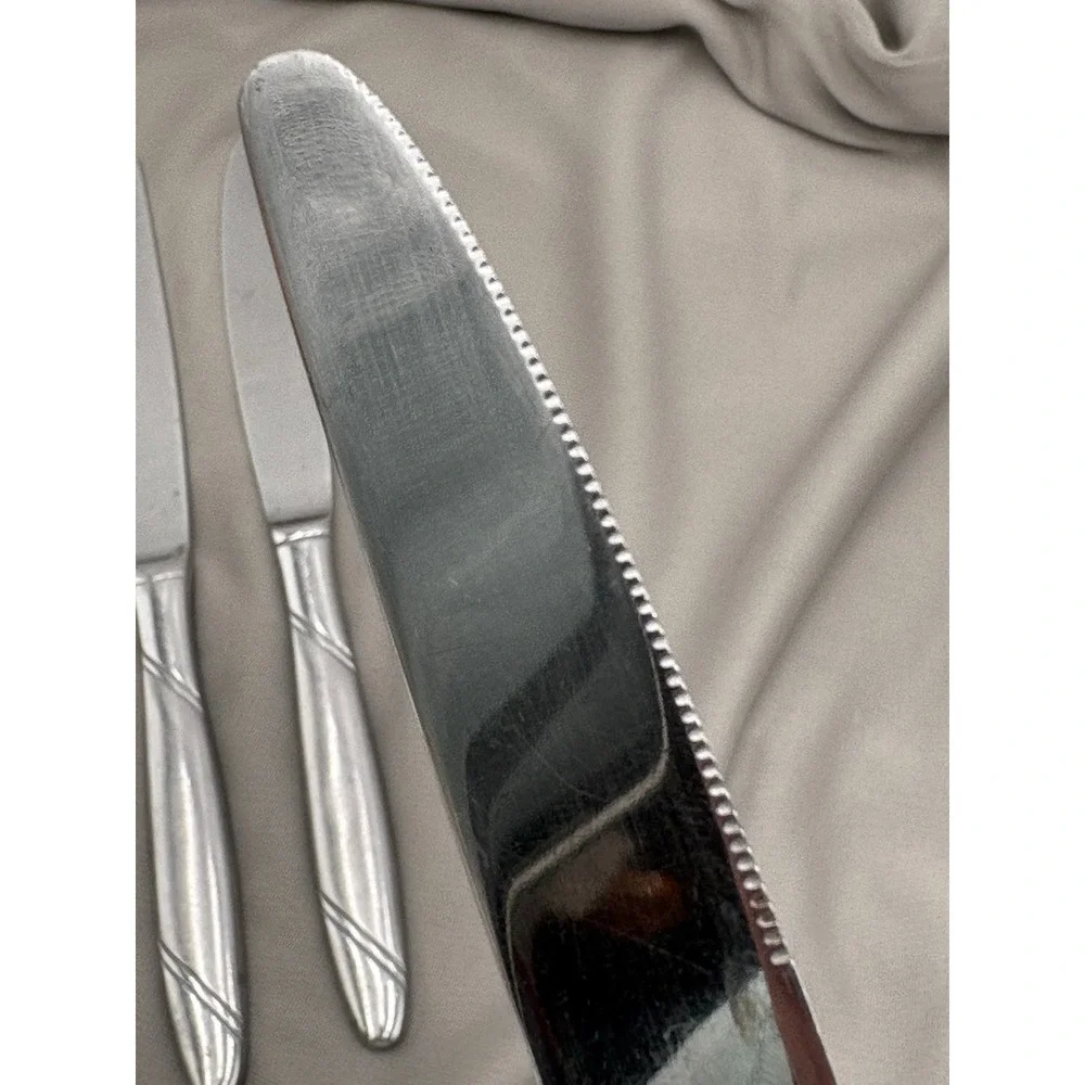 Set of 4 FOUR Oneida RISOTTO‎ Dinner Knives 9 1/4