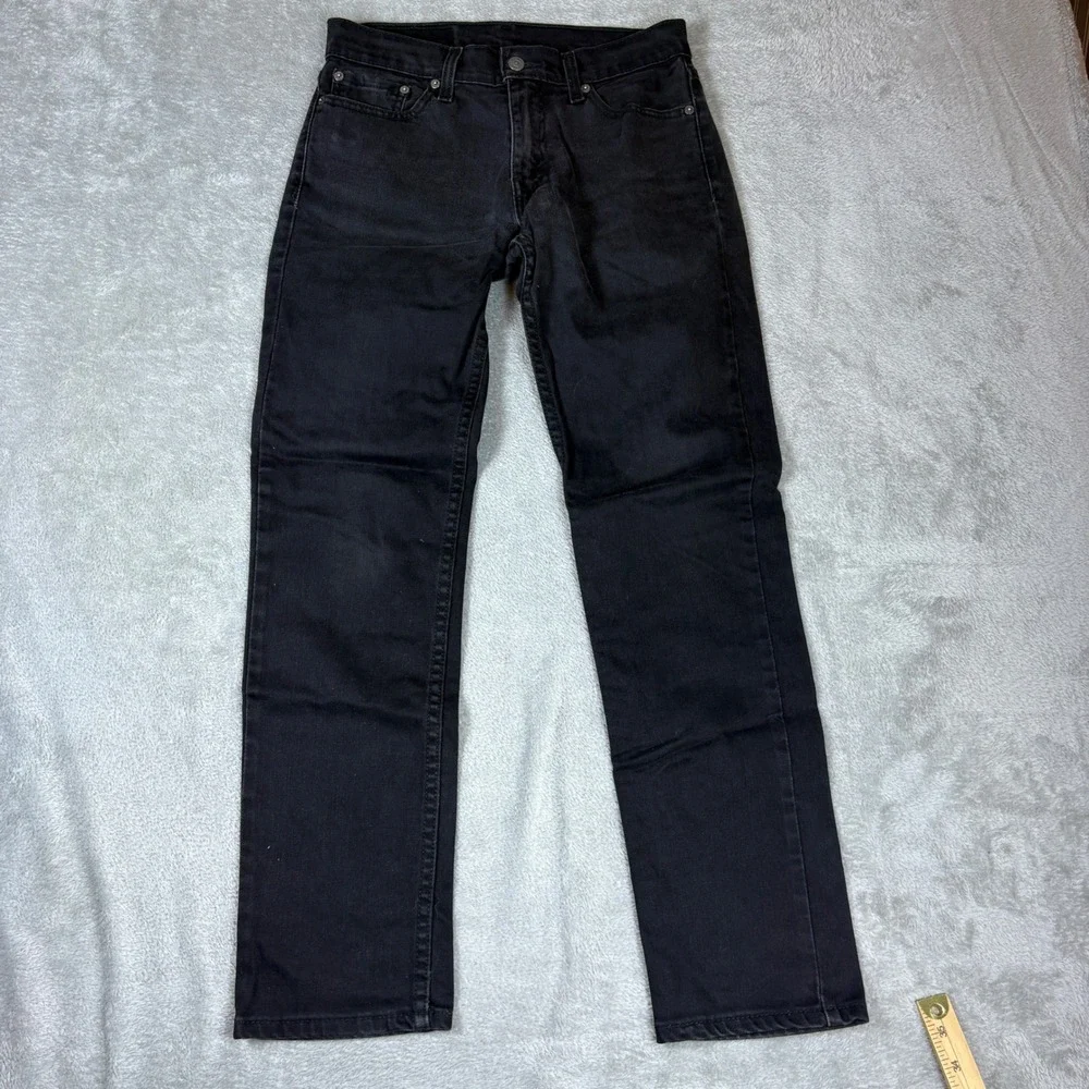 Levi's Jeans Mens 29x30 (Fits‎ 30x30) 511 Slim Fit Black Stretch Denim Pants