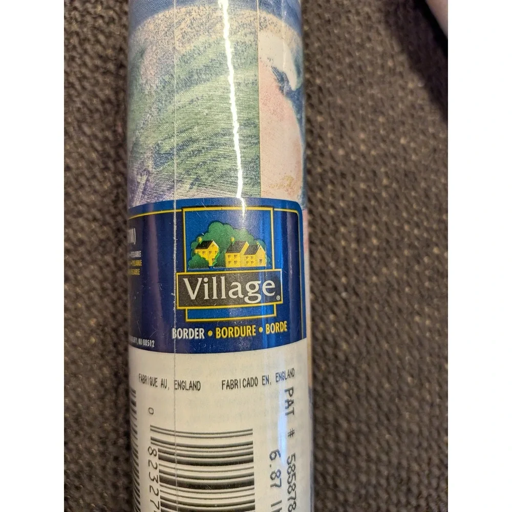 Village Wallpaper‎ Border 3 Rolls Watercolor Landscape 585878 Factory Sealed NOS